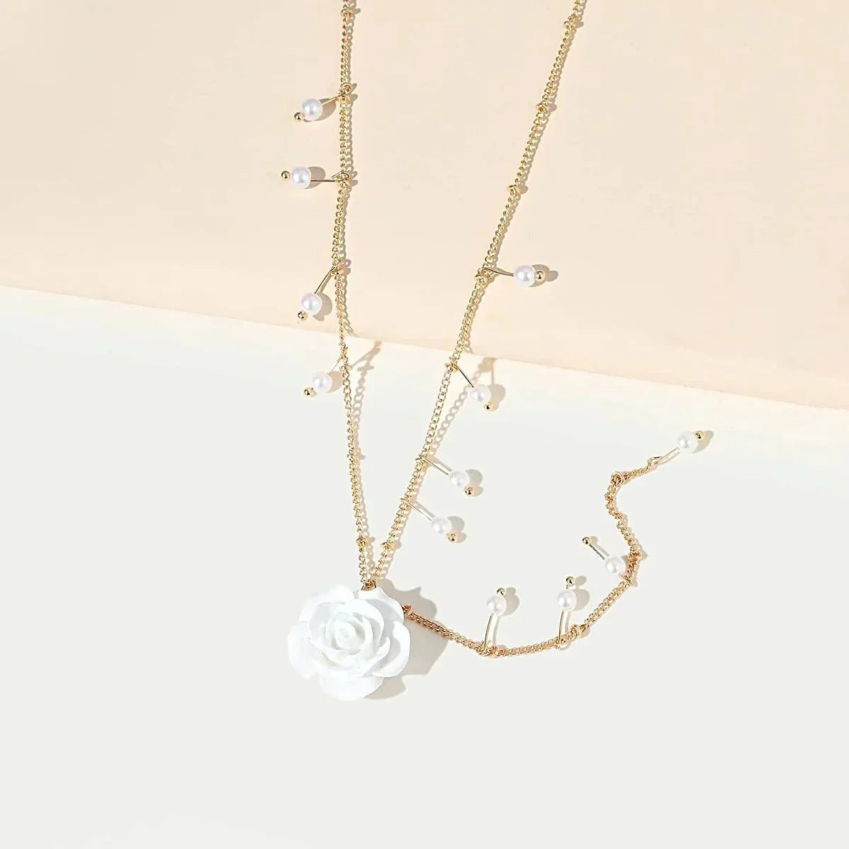 Delicate Fresh Bloom Pendant Necklace