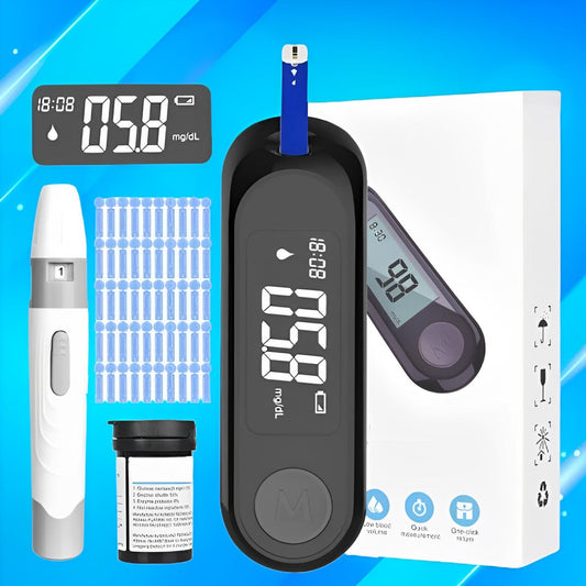 Accurate Diabetes Testing Kit with Strips and Lancets - Luxicro