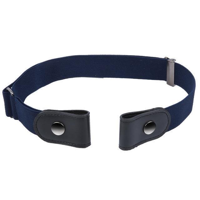 Simple Adjustable No-Buckle Leather Belt - Luxicro