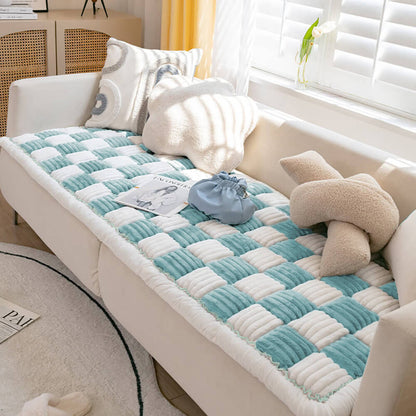 Soft Plush Pet Bed Fleece Dog Sofa Cover