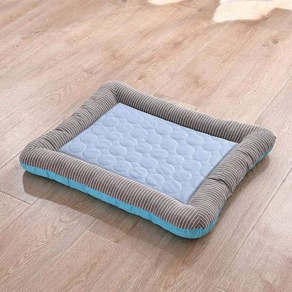 Breathable Pet Bed with Chill Gel Foam