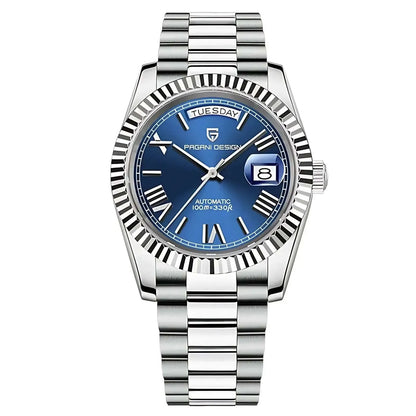 Luxury 40mm Auto Date Watch, Sapphire Crystal