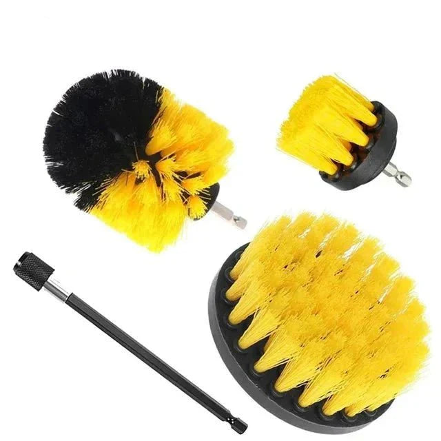 Premium Wheel Cleaning Kit - 3 Piece Car Set - Luxicro