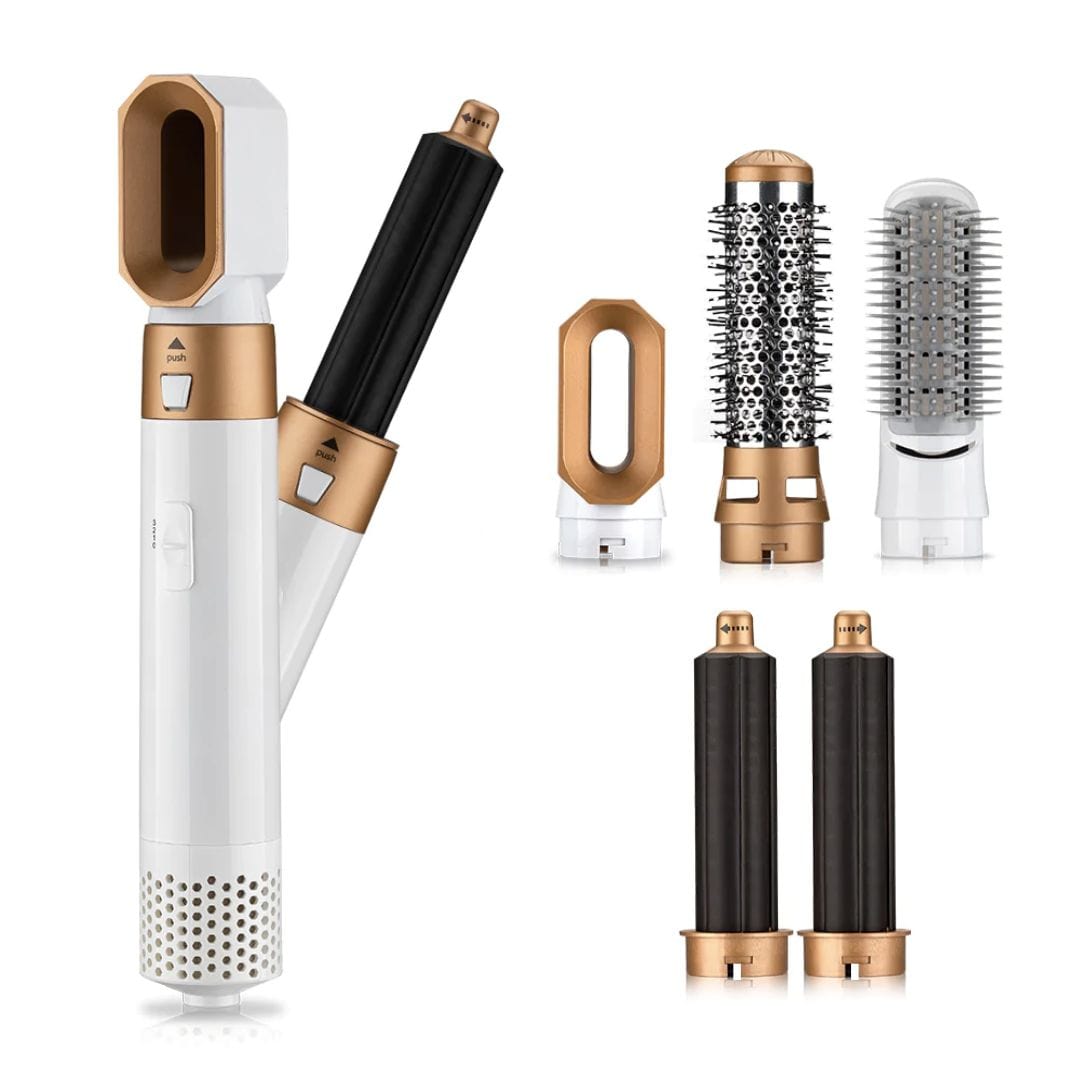 Professional 5-in-1 Curling Iron - Frizz Free - Luxicro