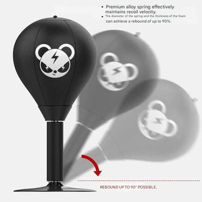 Tough Training Punching Ball with Secure Grip Base