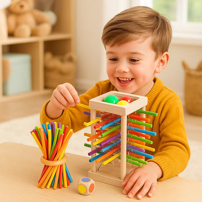 Fun Wooden Ball Maze Skill Toy
