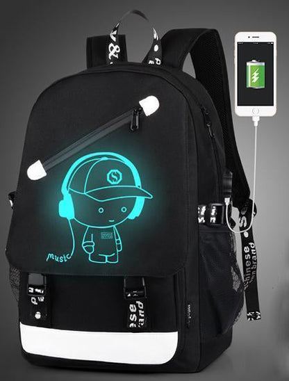 Kids USB Charging School Backpack - Luxicro