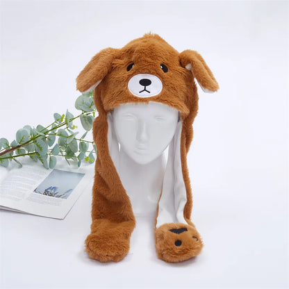 Cute Rabbit Beanie with Ear Flaps