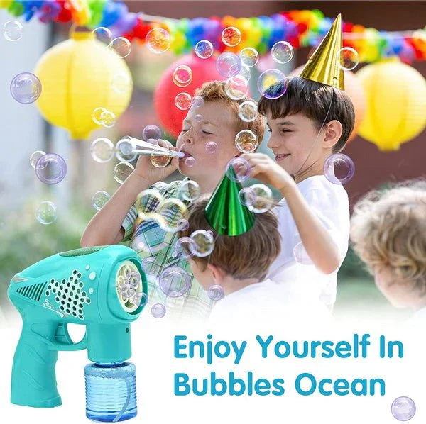Colorful Automatic Bubble Gun Toy