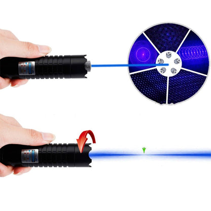 Bright Blue Laser Tactical Flashlight 5000m Range