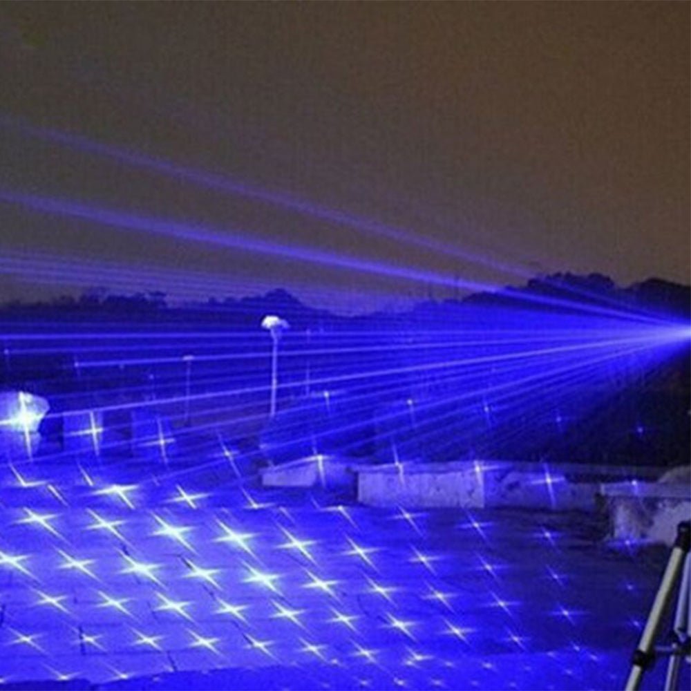 Bright Blue Laser Tactical Flashlight 5000m Range