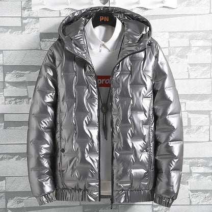 Warm Insulated Men's Parka Jacket with Hood - Luxicro