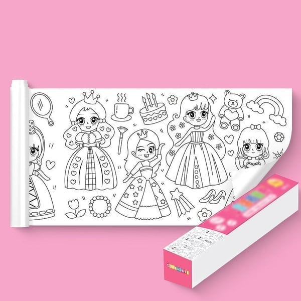 Big Creative Children's Drawing Paper Roll