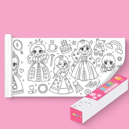 Big Creative Children's Drawing Paper Roll
