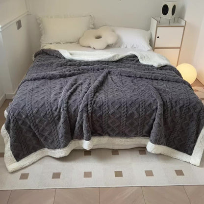 Cozy Plush Throw Blanket for Home Decor