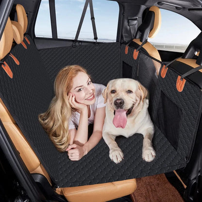 Durable Pet Car Seat Floor Protector - Luxicro