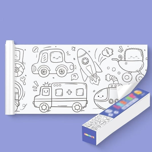 Big Creative Children's Drawing Paper Roll - Luxicro