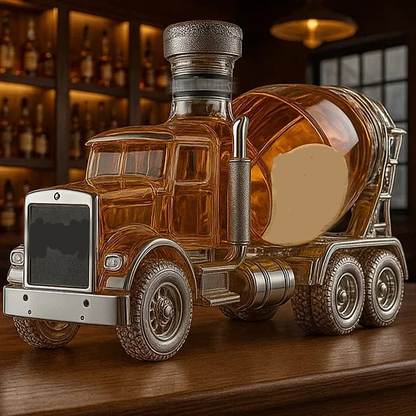 Concrete Mixer Vehicle Decanter Bottle