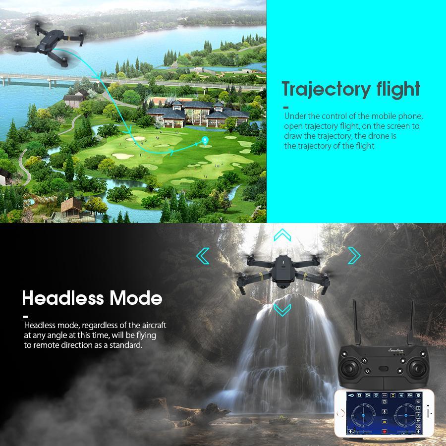 Compact Lightweight HD Foldable Drone 2MP Camera