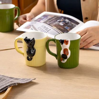 Cute Cat Ceramic Morning Mug - Luxicro