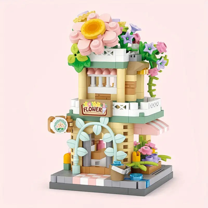 Small Town Construction Toy Set