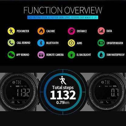 Sporty GPS Smartwatch with Heart Rate Tracker