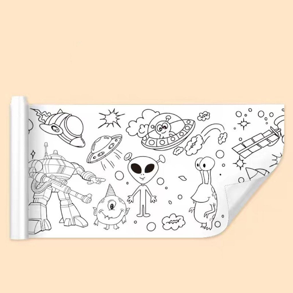 Big Creative Children's Drawing Paper Roll