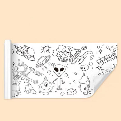 Colorful Children's Craft Paper Scroll