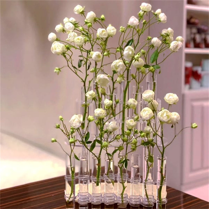 Decorative Glass Floral Vase Set