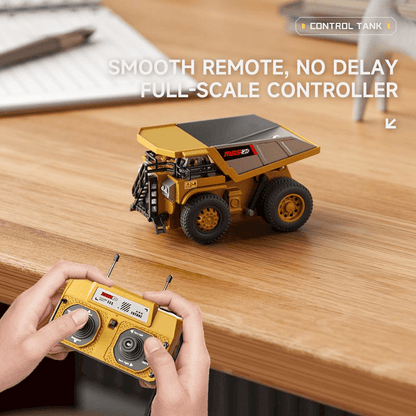 Compact RC Construction Vehicle Playset