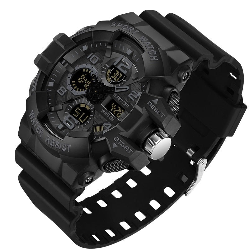 Rugged Water Resistant Outdoor Digital Watch