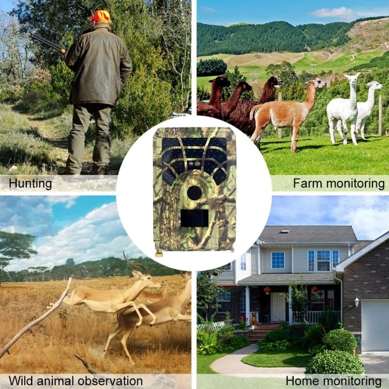 Compact Wildlife Camera 12MP HD with Night Vision