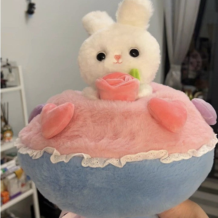 Cute Bunny Soft Plush Toy Bouquet