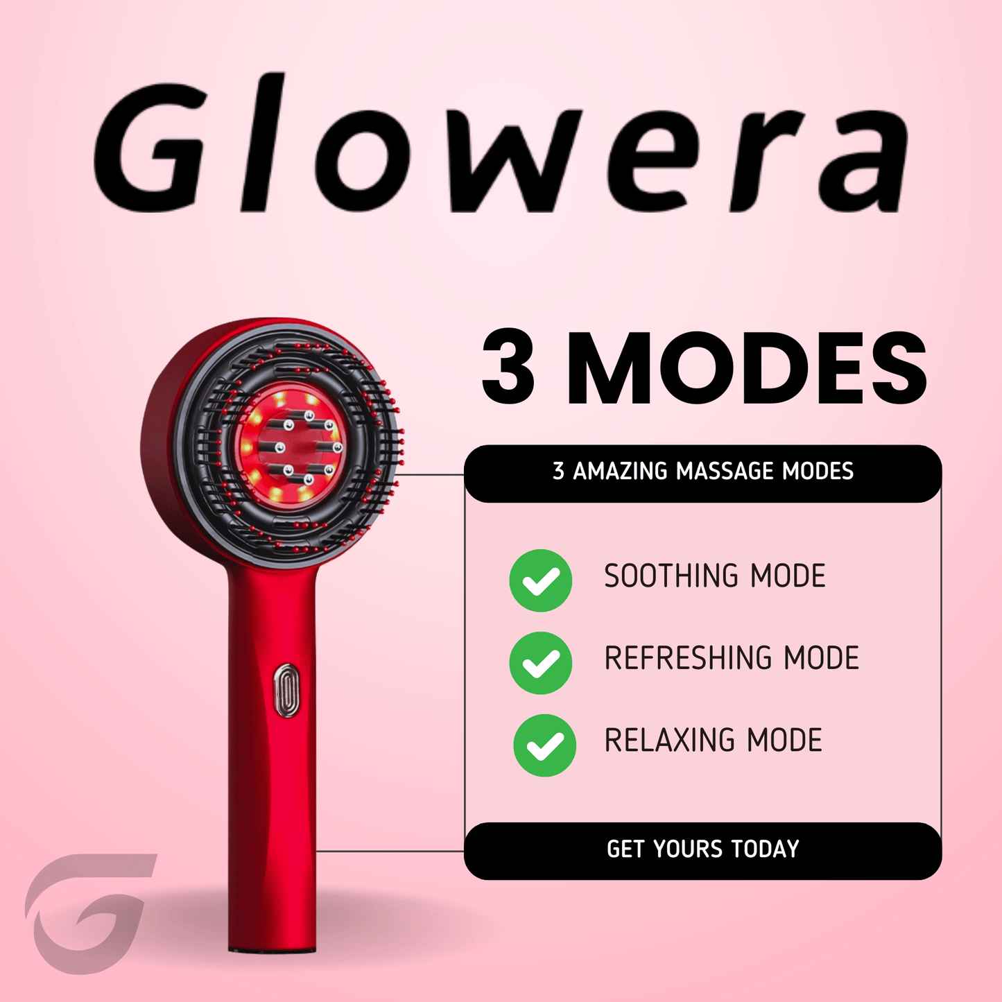 Rechargeable LED Scalp Massage Tool
