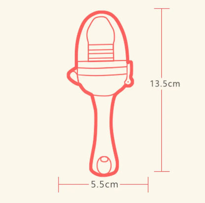 Soft Baby Teether and Food Feeder Set