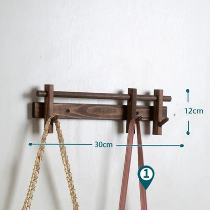 Space Saving Coat Rack with Hooks for Entryway