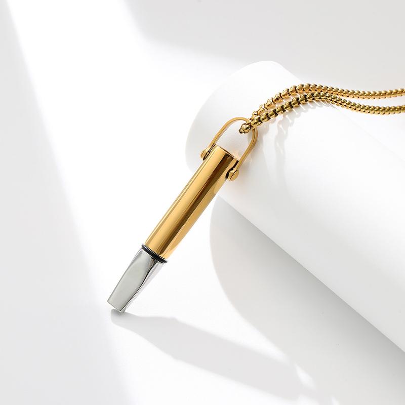 Strong Breathwork Pendant Necklace - Luxicro