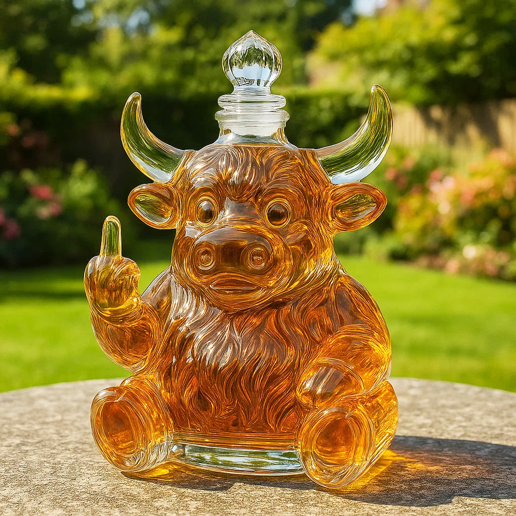 Funny Scottish Whisky Decanter Bottle