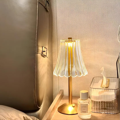 Elegant Clear Office Table Lamp