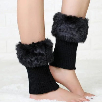 Cozy FurryLegs - Soft and Stylish Winter Leg Warmers