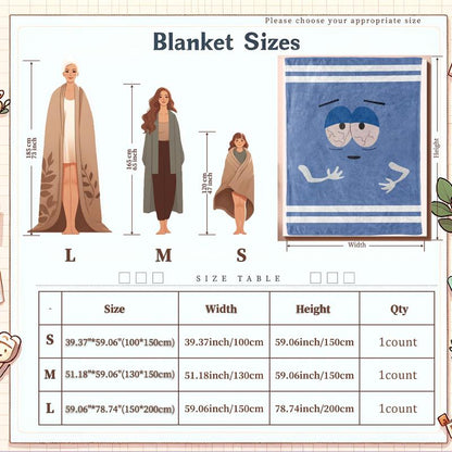 Soft Fuzzy Fun Throw Blanket