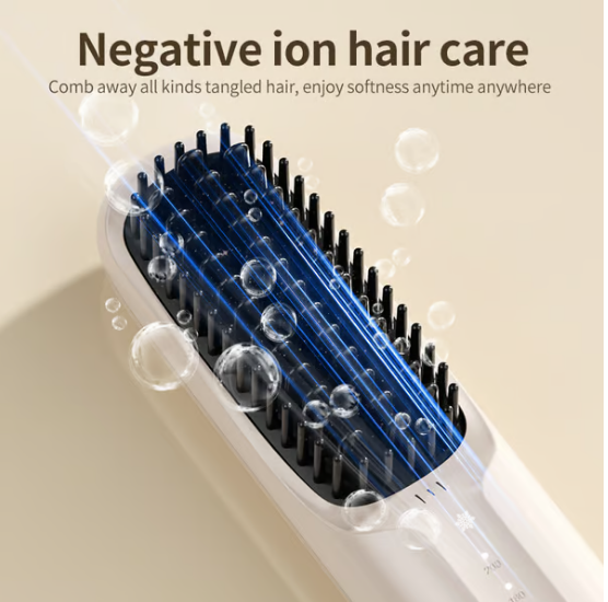 Sleek Hair Straightening Brush