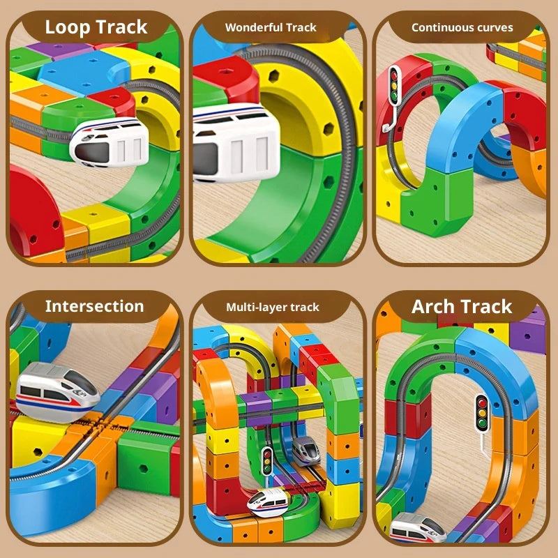 Educational Kids Learning Rail Track