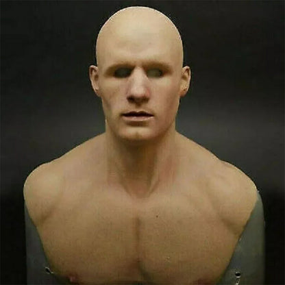 Authentic Rubber Costume Mask for Halloween Disguise