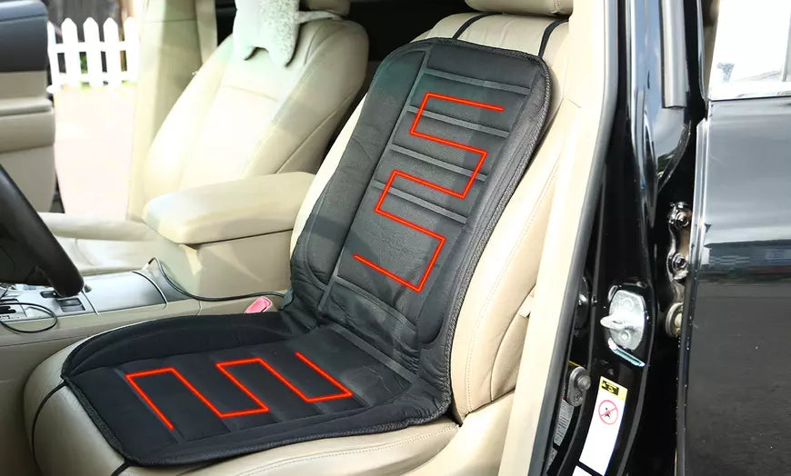 Cozy Heated Car Seat Pad with Comfort Foam
