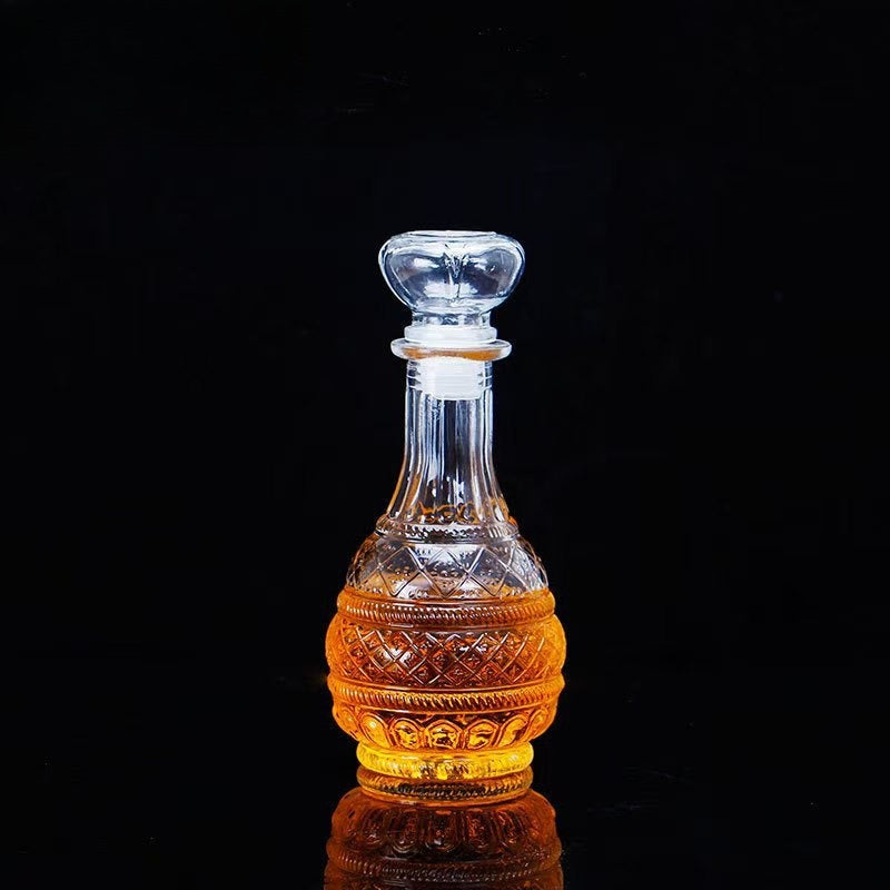 Vintage Mini Glass Wine Decanter