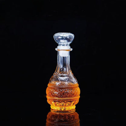 Vintage Mini Glass Wine Decanter