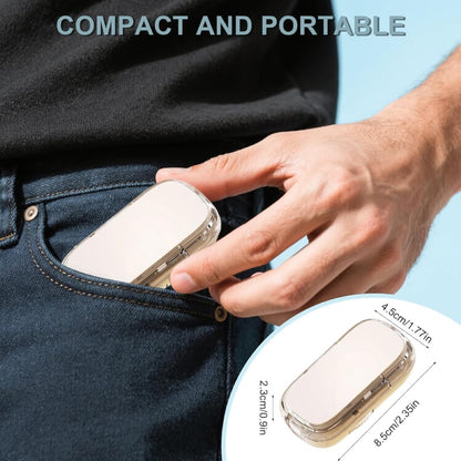 Portable Pill Cutter Box with Adjustable Divider