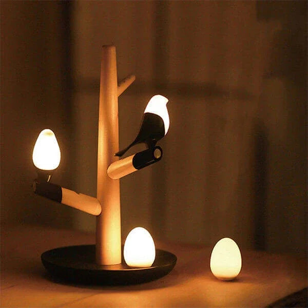 Automatic Wooden Desk Lamp with Sensor - Luxicro