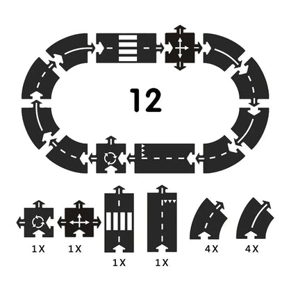 Speed Racing Car Track Playset